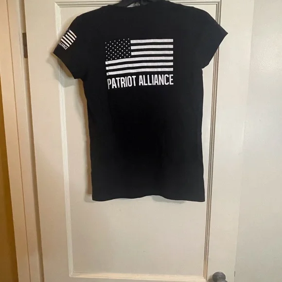 Black Tshirt Patriot Alliance Size Medium Good Condition - Picture 5 of 5